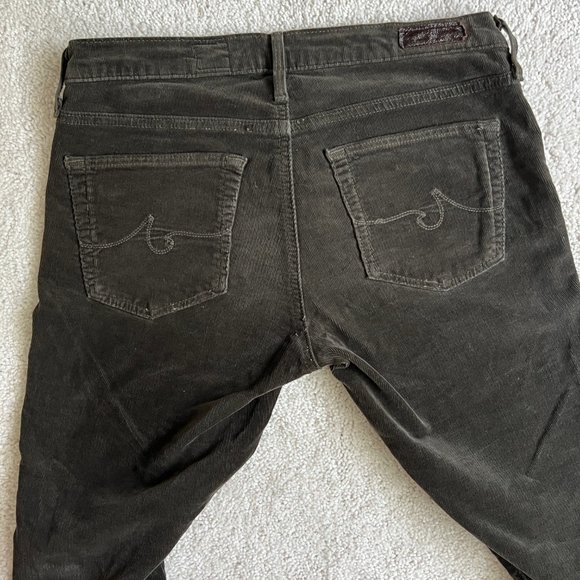 AG Adriano Goldschmied The Moto Stevie Ankle Zipper Slim Straight Corduroy - Picture 6 of 8